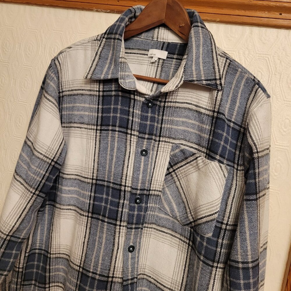Defrost‎ Canadian Brand Plaid Shacket Size P/S — Flannel Style